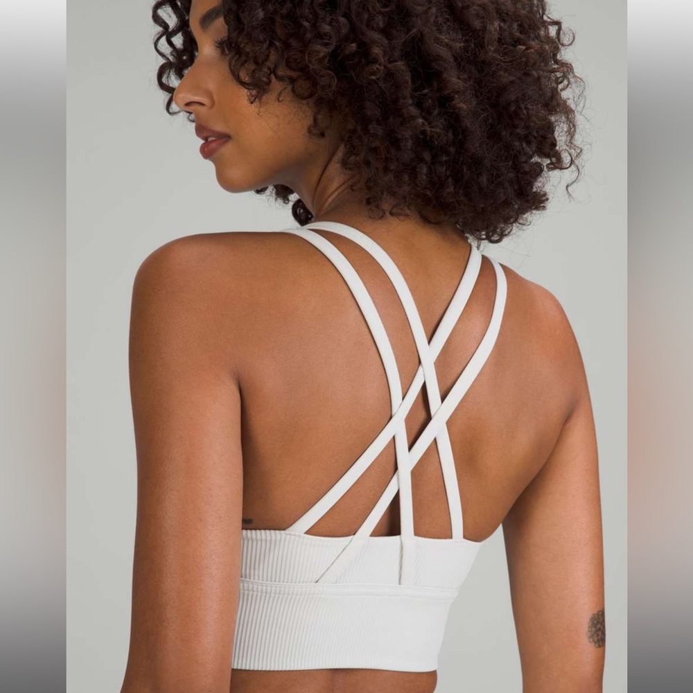 Lululemon Energy Longline Bra Ribbed Luxtreme